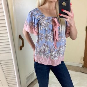 ANTHROPOLOGIE FLOWY BOHO CHIC TOP